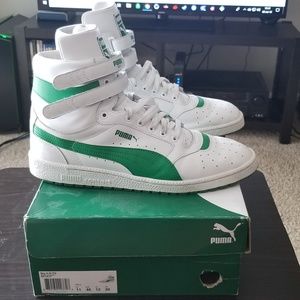 Puma Sky  (White/Kelly Green)